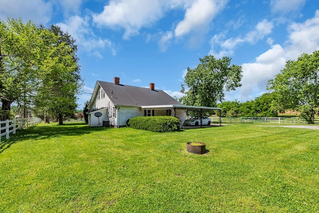 view of yard