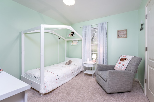 bedroom featuring carpet floors