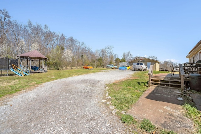 view of street with driveway