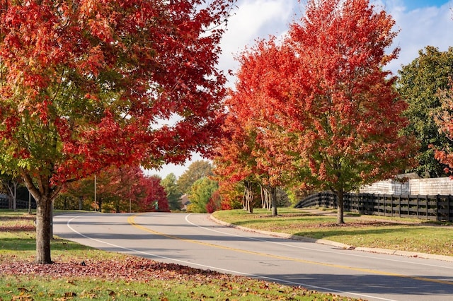 view of road