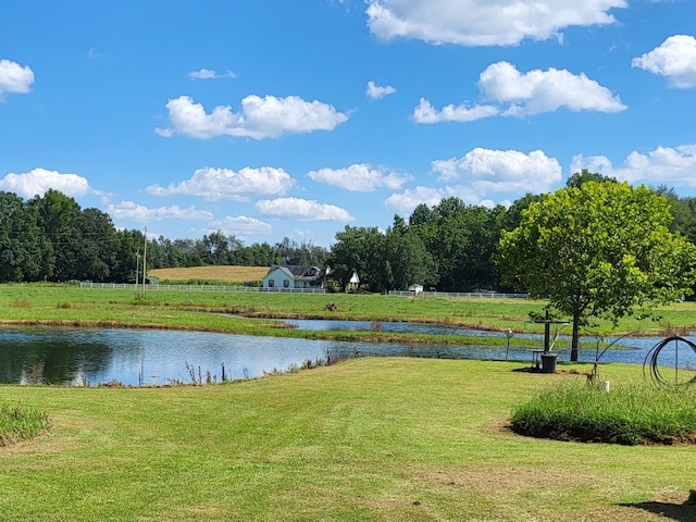 view of water feature