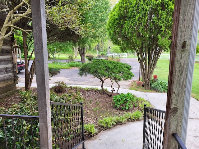 view of community featuring a patio area