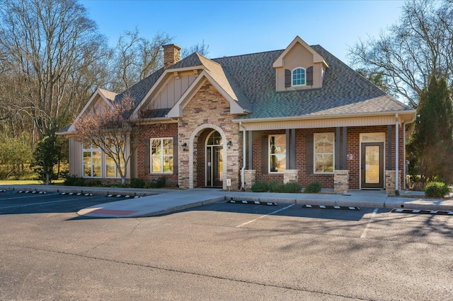 view of front of property with a porch