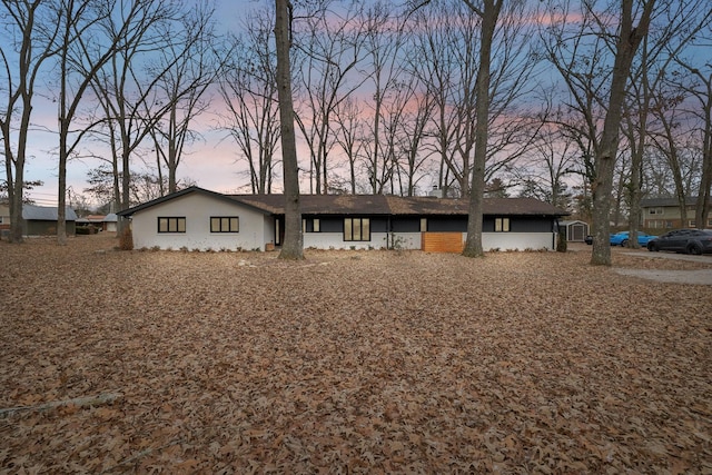 view of ranch-style house