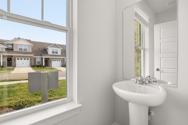 bathroom with a wealth of natural light