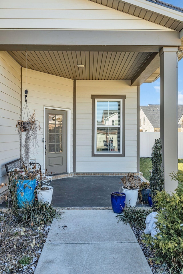 view of entrance to property