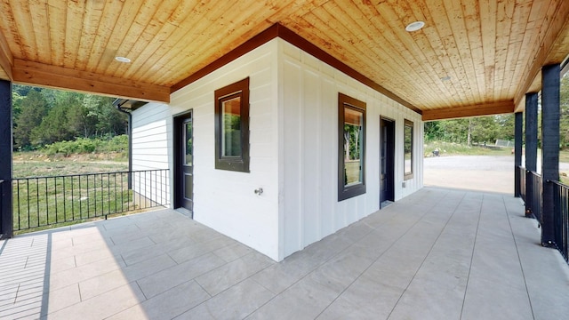 view of patio / terrace featuring a porch