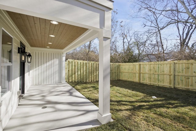 view of patio