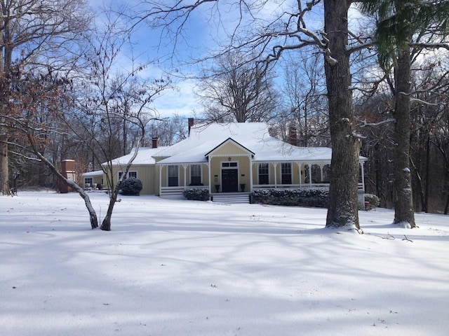 view of ranch-style house