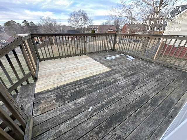 view of deck