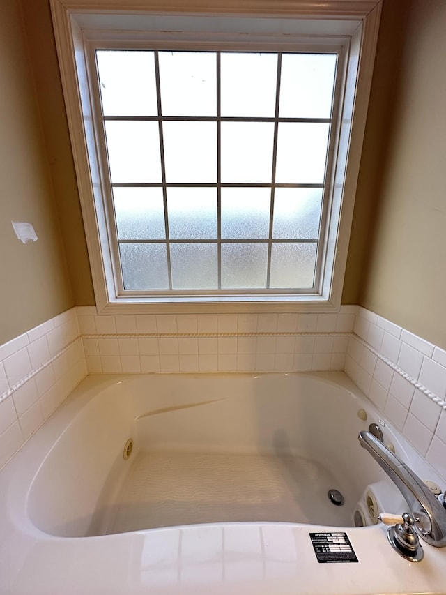 bathroom with a bathtub