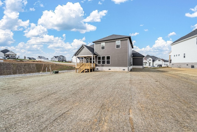 view of rear view of property