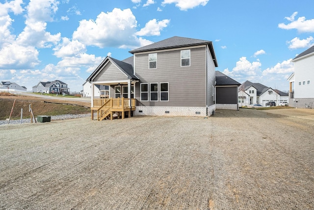 view of rear view of house