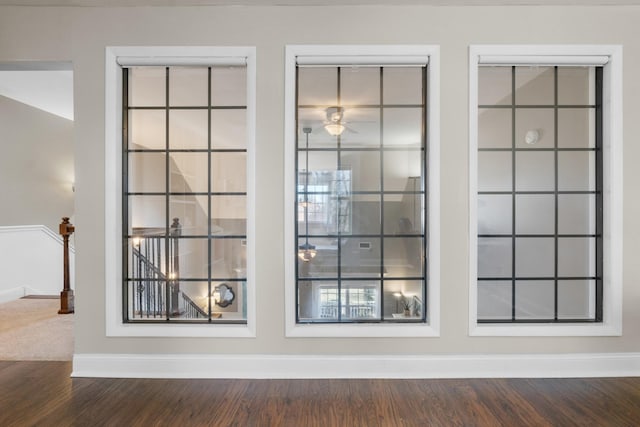 room details featuring hardwood / wood-style flooring