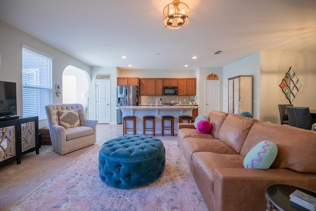 view of living room