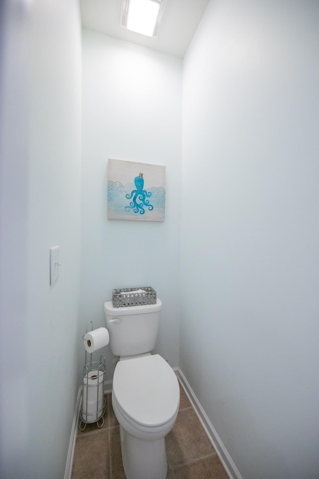 bathroom featuring toilet