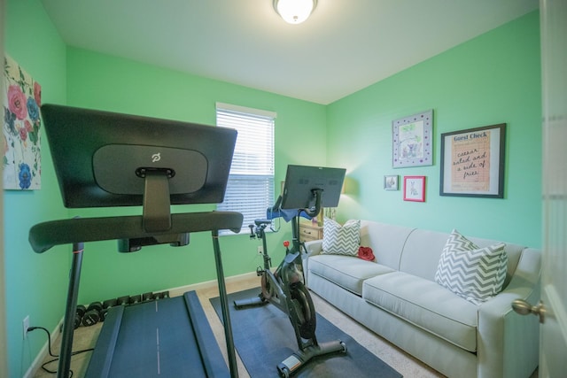 view of workout room