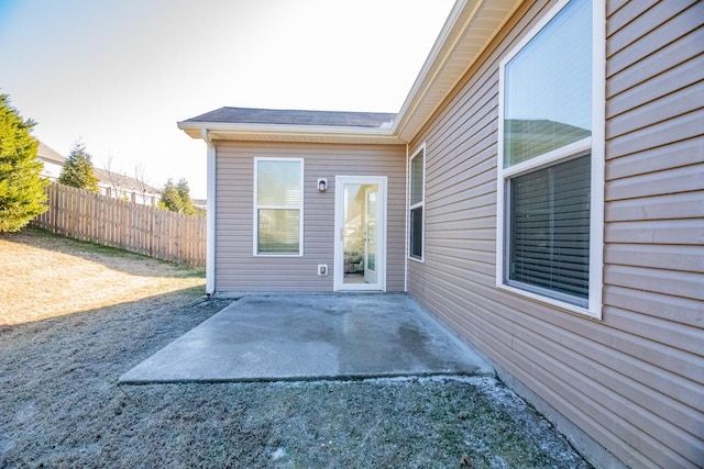 exterior space featuring a patio area