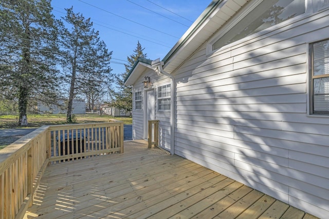 view of deck