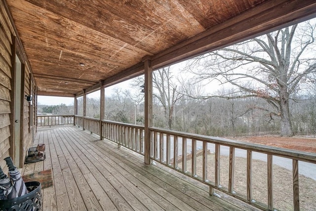 view of deck