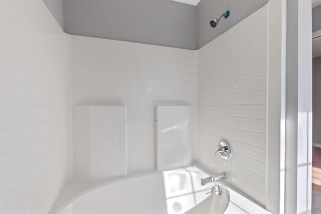 bathroom featuring bathtub / shower combination