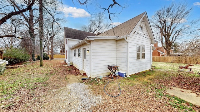 view of side of home