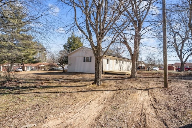 view of side of home