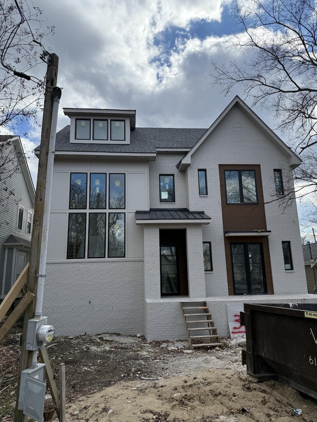 view of rear view of property