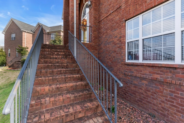 view of staircase