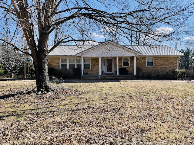 view of ranch-style home