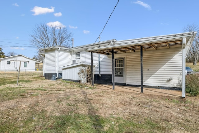 view of back of house