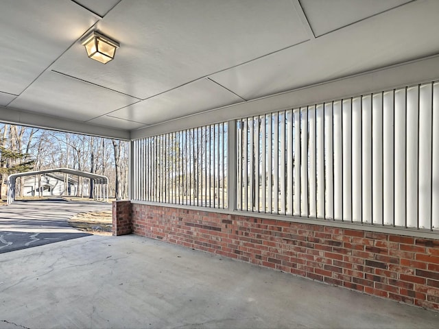 view of patio with a carport