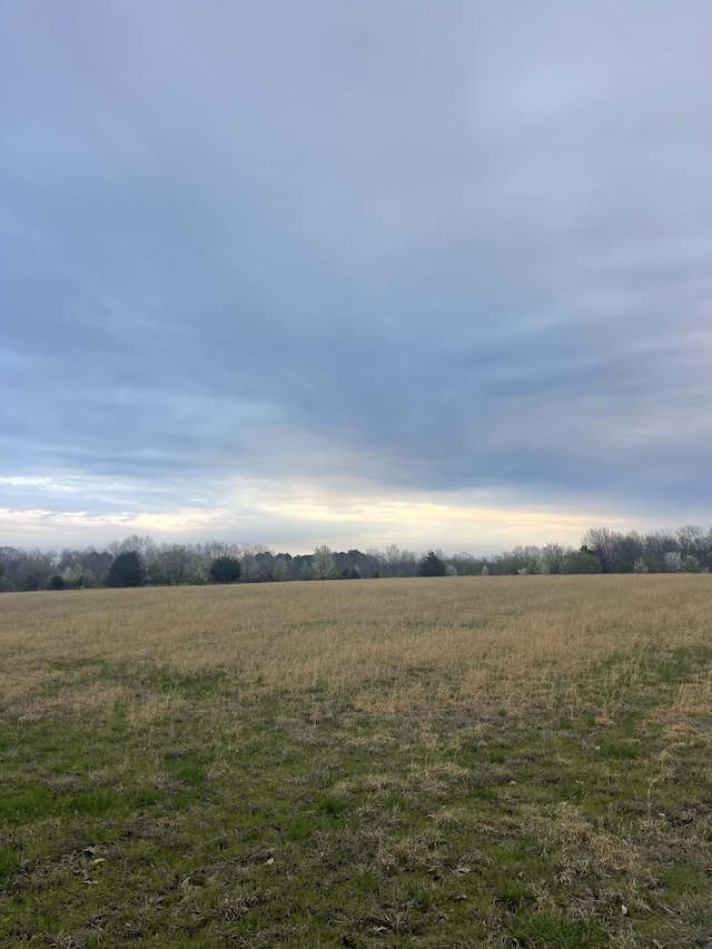 view of landscape featuring a rural view