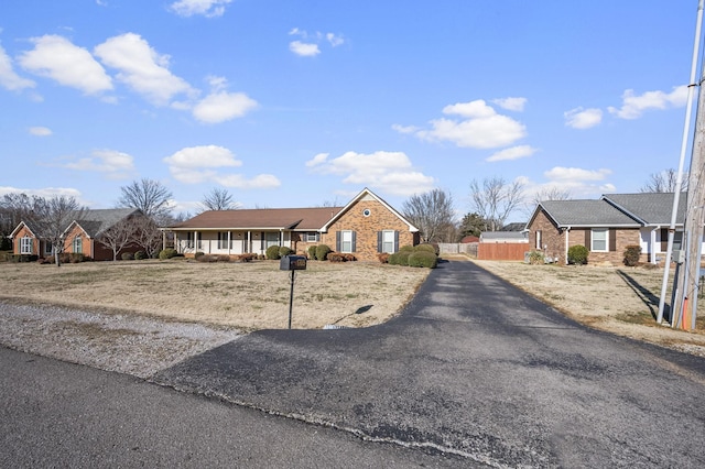 view of ranch-style home