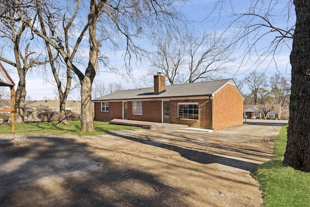 view of rear view of property