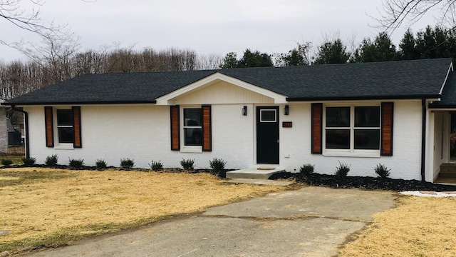 view of ranch-style home