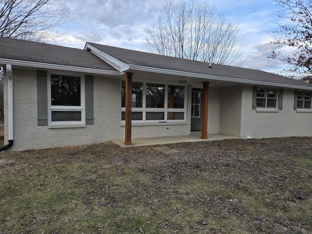 exterior space with a patio area