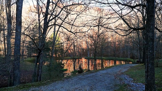 view of road