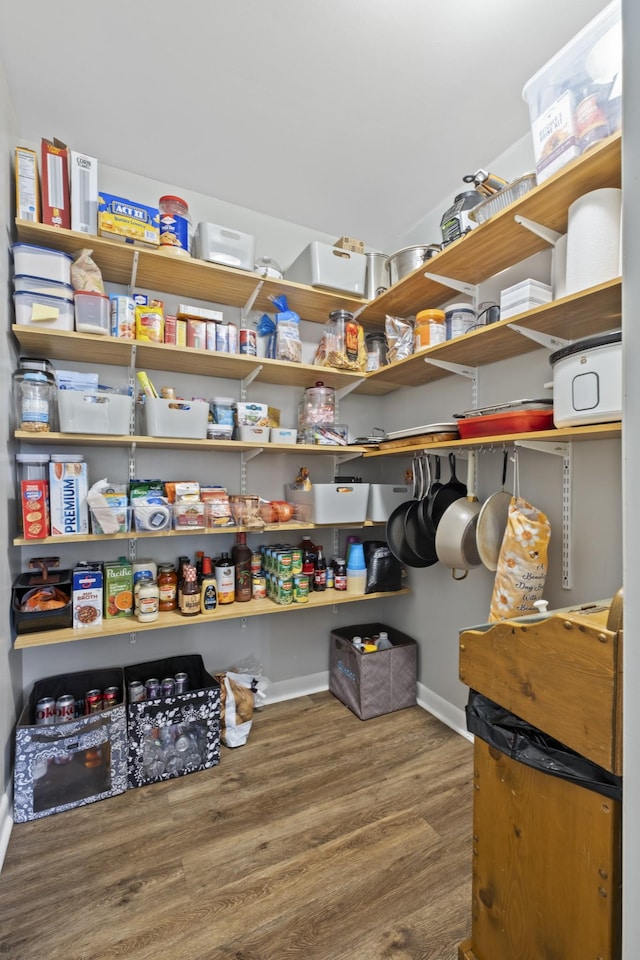 view of pantry