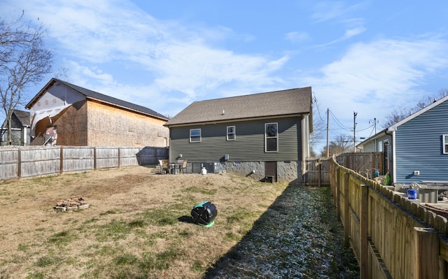 view of rear view of property