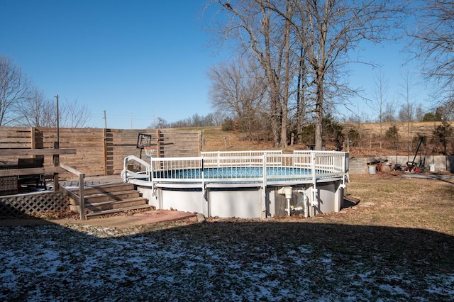 view of pool