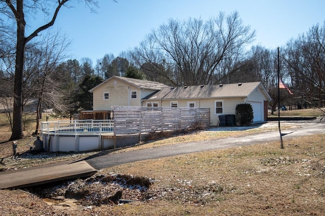 view of back of property