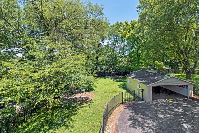 1704 Temple Ave, Nashville, TN 37215 - drone / aerial view