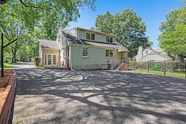 1704 Temple Ave, Nashville, TN 37215 - back of property featuring french doors