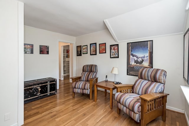 1704 Temple Ave, Nashville, TN 37215 - living area featuring light hardwood / wood-style flooring and ornamental molding