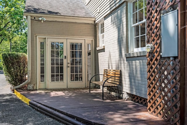 1704 Temple Ave, Nashville, TN 37215 - wooden terrace featuring french doors