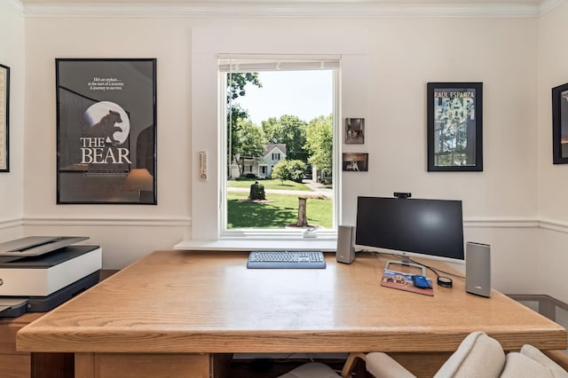 1704 Temple Ave, Nashville, TN 37215 - office area with ornamental molding