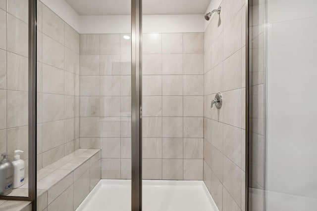 bathroom with walk in shower