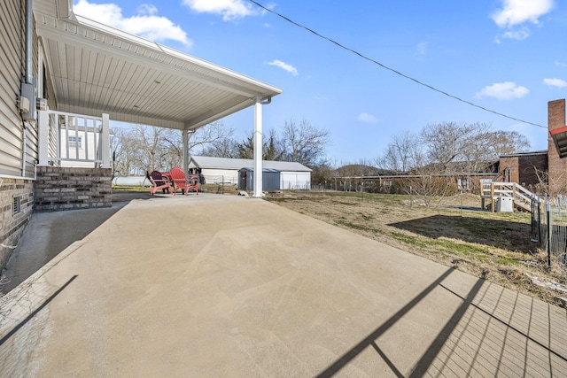 view of patio