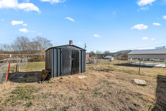 view of outbuilding